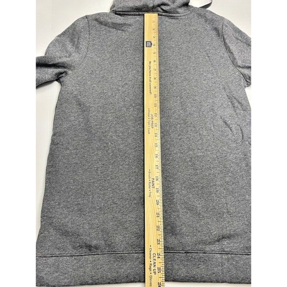 Womens Small Under Armour Essential Grey Fleece Hustle Hoodie Hoody Pullover NEW - Picture 4 of 6